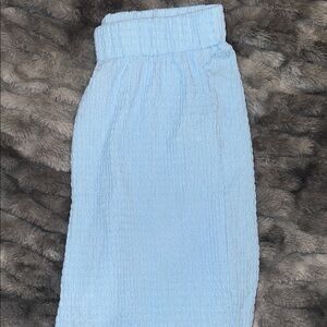 SHEIN Light Blue Wide Leg Pants